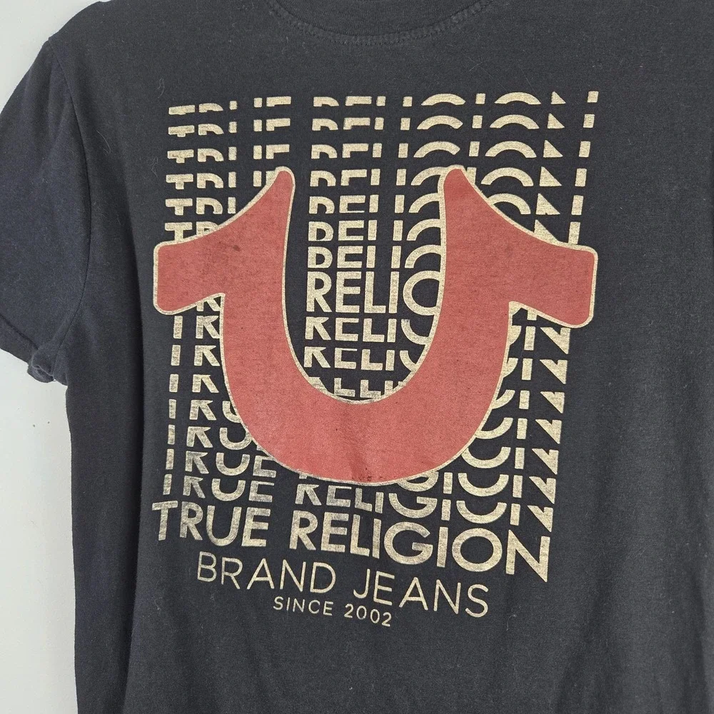 True Religion Men's Loungewear Brand Logo Graphic Tee Shirt Size‎ Medium